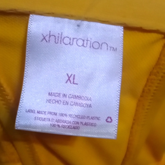 Juniors' sexy Knot-front Bralette Bikini Top tie back Xhilaration Mango Orange - Picture 5 of 6